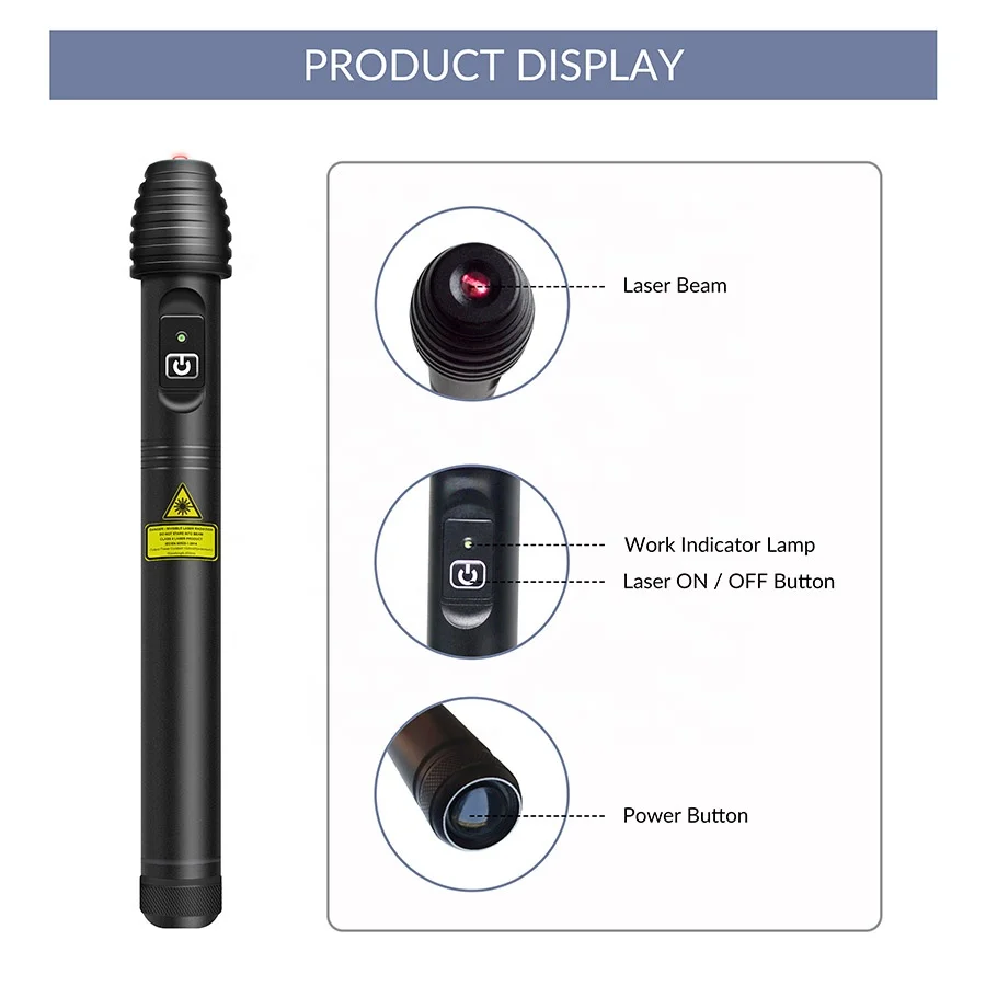 Clinically proven laser rechargeable acupuncture pen to treat onychomicosis nails and stop smoking