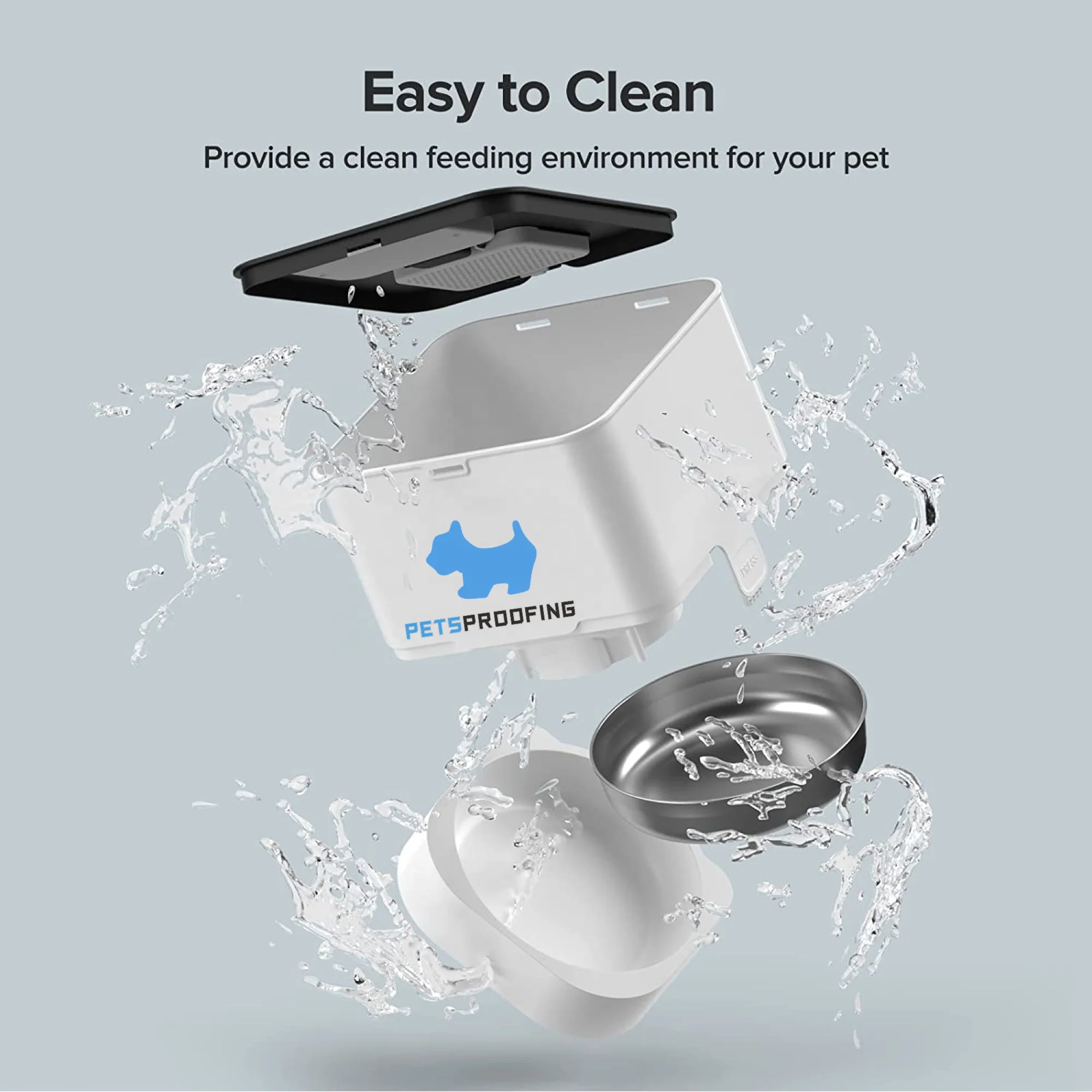 Best Selling Wholesale Smart Automatic 4 Meals Timed Auto Robot Dog Cats Pet dry Food Feeder Bowls Dispenser