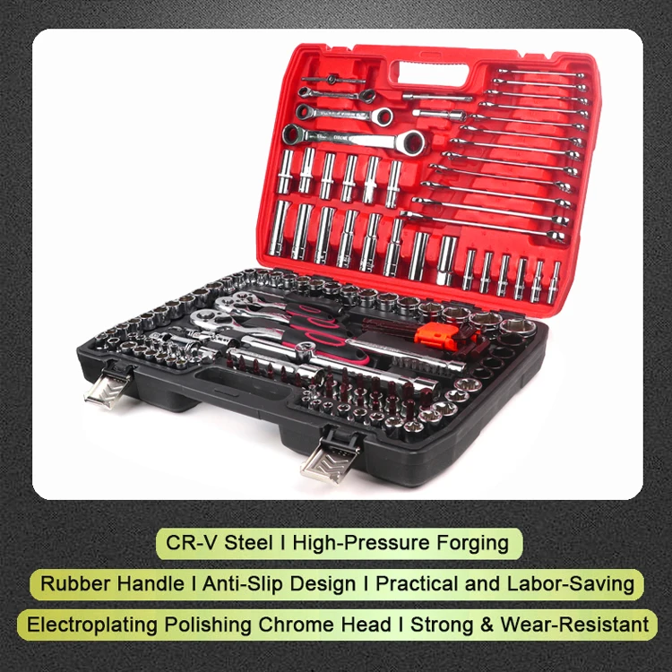 150pcs high quality hand tool set auto repair tool kit