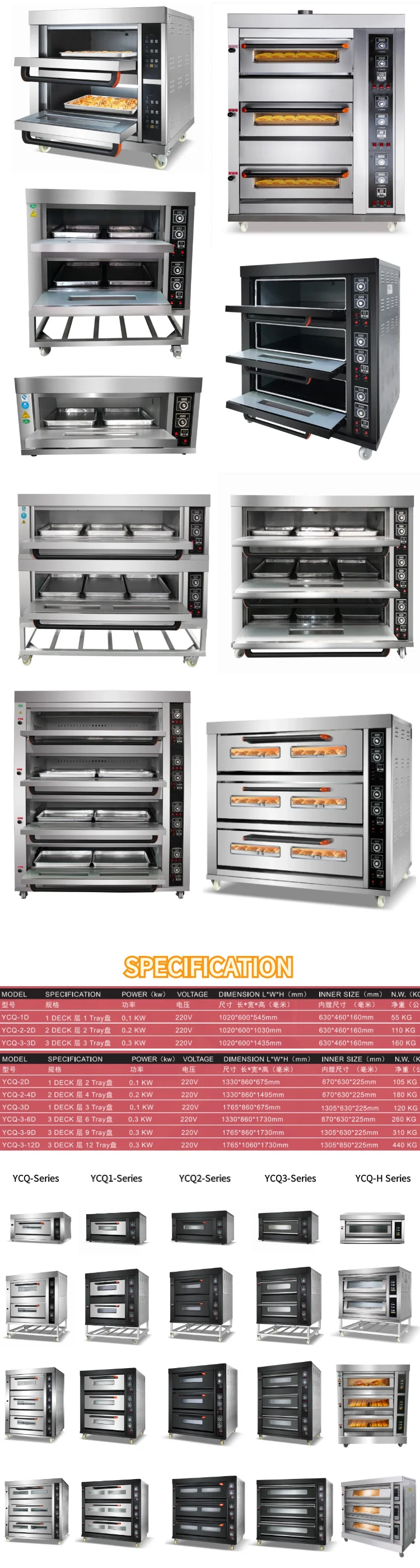 gas bakery Commercial Pizza Cake Bread Baking Oven prices for sale