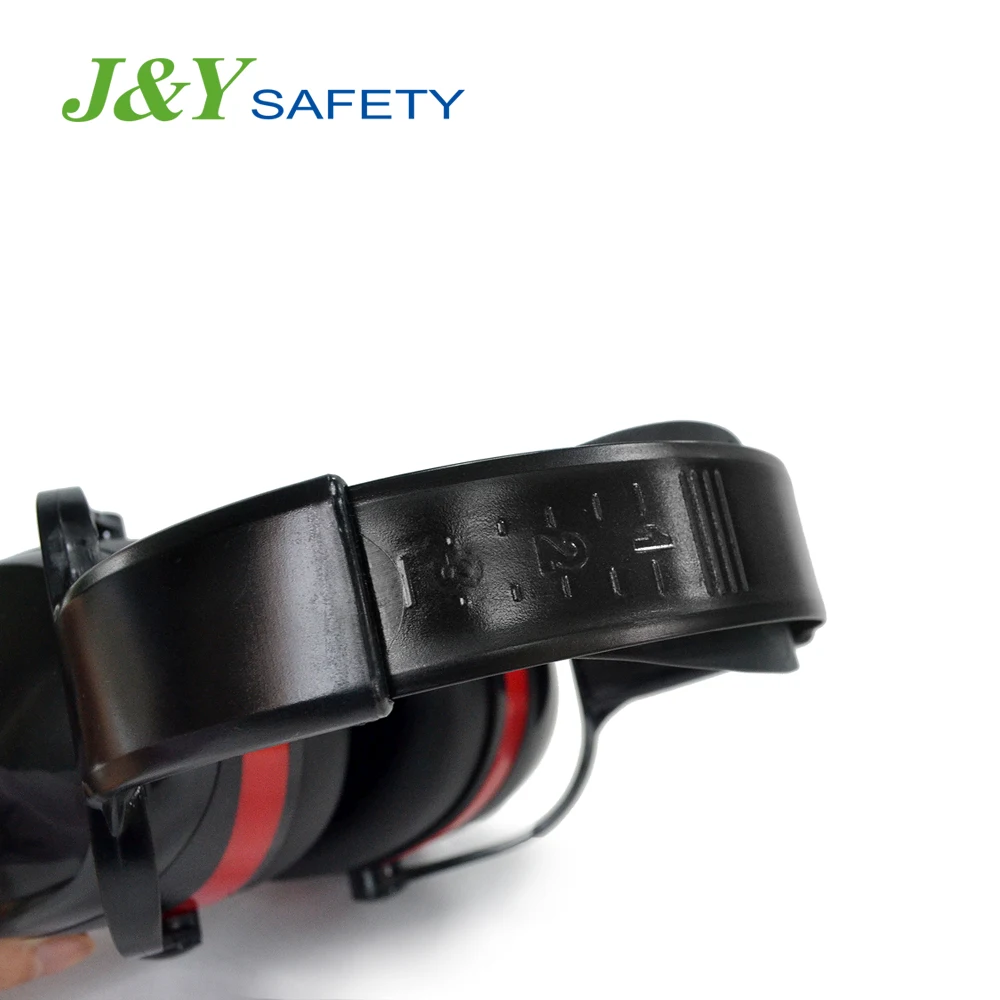 Folding Earmuff Hearing Protection Noise Reduction Ear Muffs Red For Sleeping Hunting