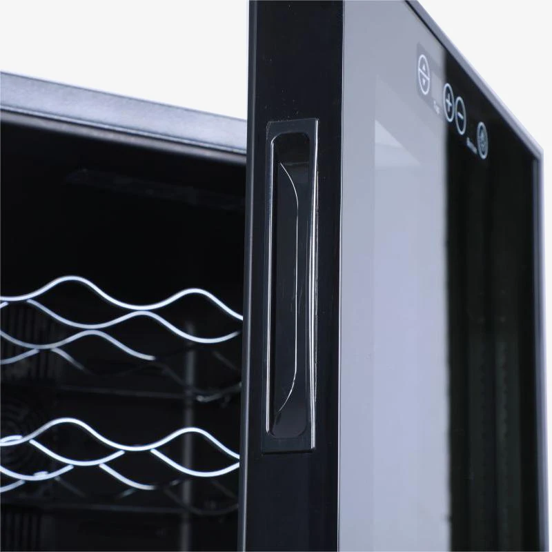 Smart Touch Control Dual Zone Wine Cooler Fridge With Glass Door Small Household Electric Free-Standing for Outdoor Car Hotel