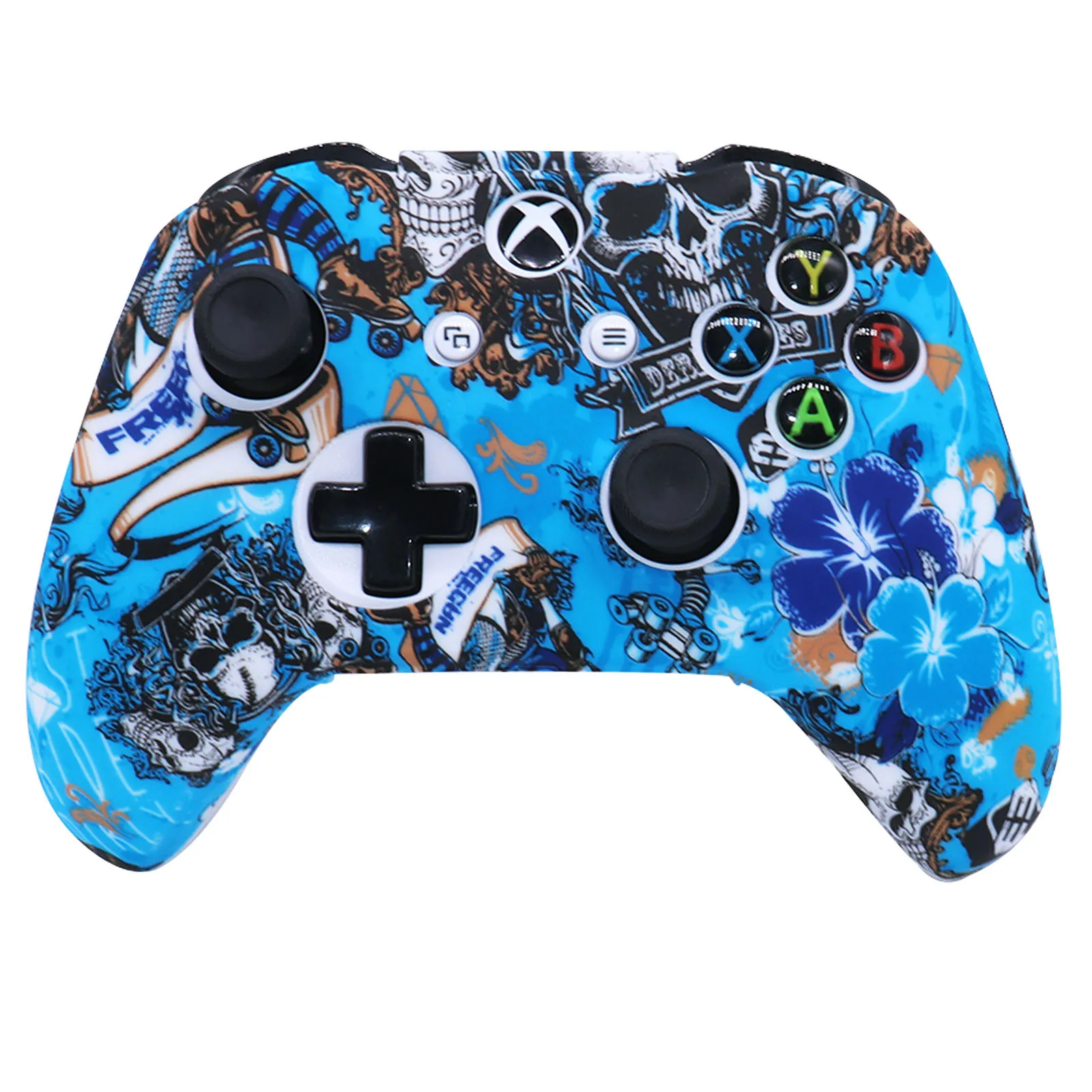 Новый силиконовый защитный чехол для геймпада XBox One Slim Камуфляжный контроллер крышка джойстика