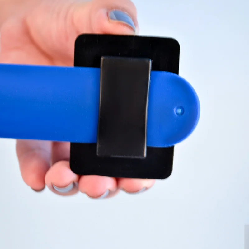 Customized Salon Hairdressing Magnet Slap Bracelet Rubber Magnetic Wrist Band