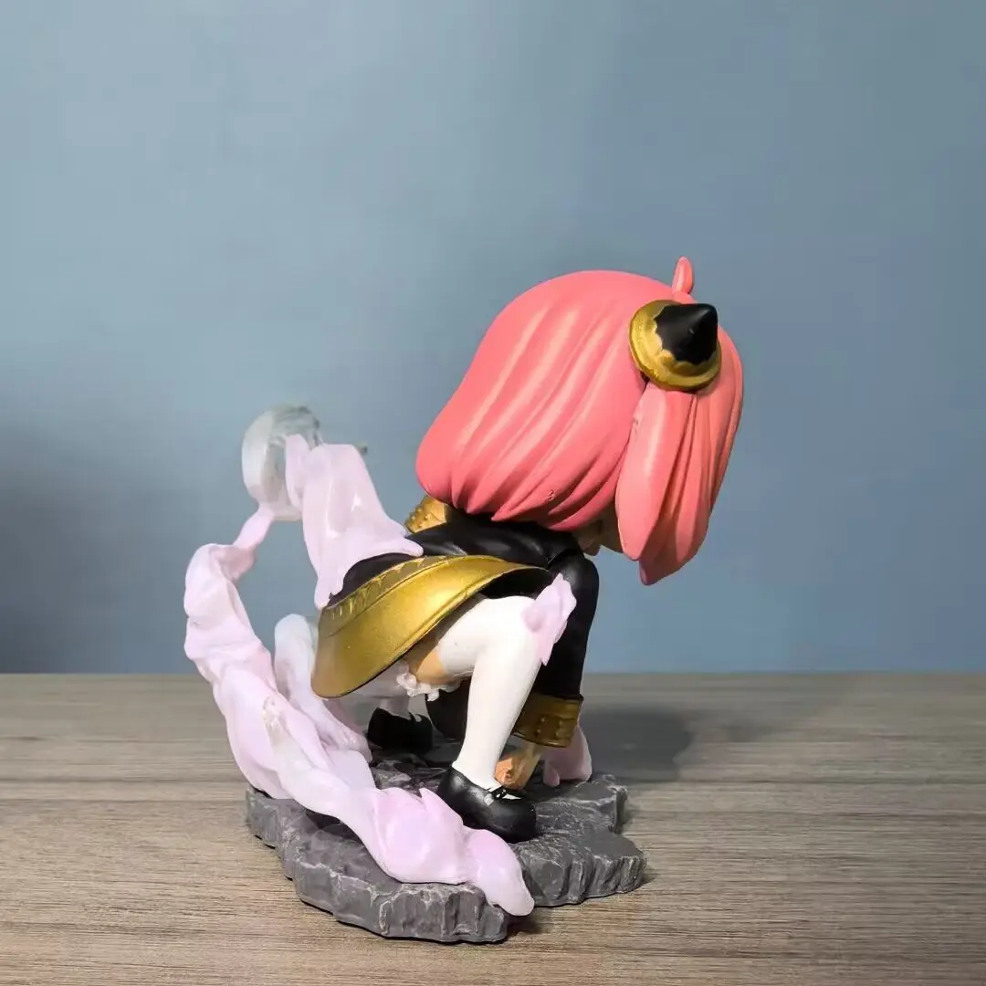 10 см шпионская Семейная Игра фигурка Anya fforger Cos Monkey D. Луффи 2-е снаряжение приседания кавайные Фигурки Коллекционная модель игрушки