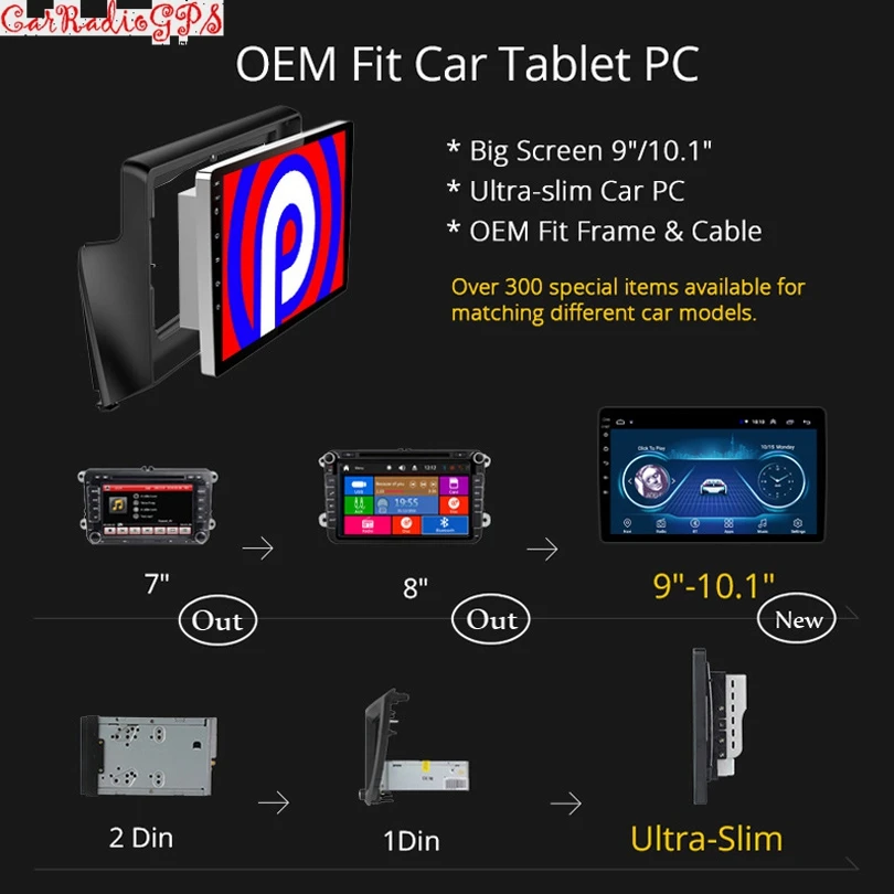 
Android 10 Car Radio stereo GPS Navi Head Unit Player For Mitsubishi lancer ix 2006-2010 Including frame 