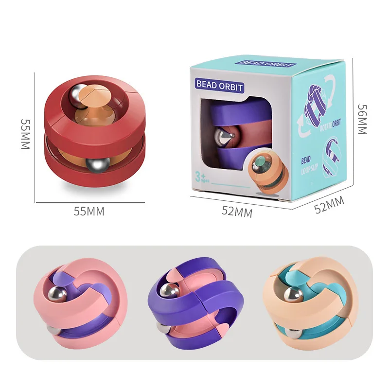 Puzzle Ball gyroscope decompression toy track cube pinball finger gyroscope creative strange intelligence toy