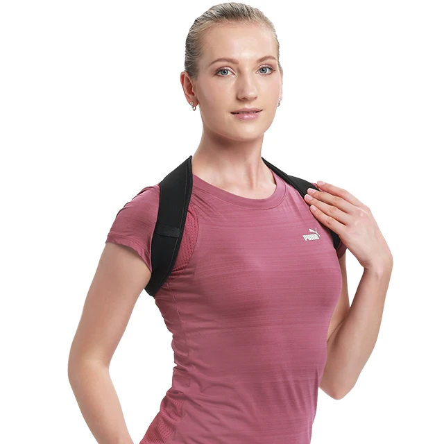 Регулируемая Корректирующая лента для верхней части спины с логотипом на заказ, поддержка ключиц, поддержка плеч, спины, Корректор осанки для мужчин и женщин