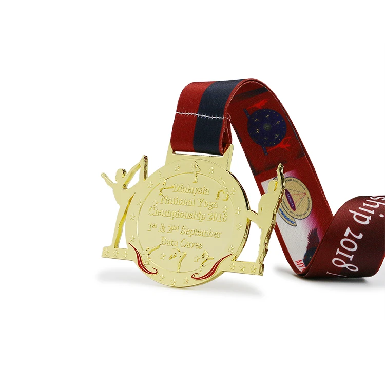 Wholesale Cheap Design Your Own Blank Zinc Alloy 3D Gold Award Marathon Running Custom Metal Sport Medal