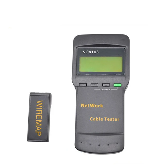 SC-8108 CAT5 CAT6 RJ45 digital LCD  Network LAN Length Network Cable Tester Meter