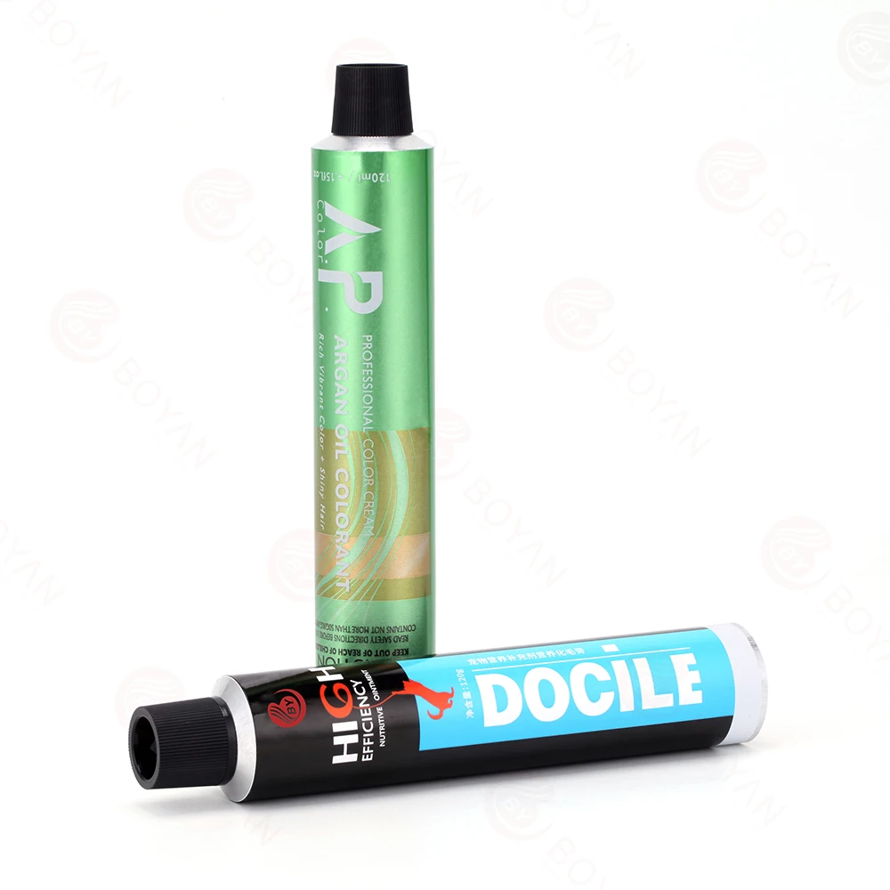 
Cosmetic cream packaging aluminum tube 