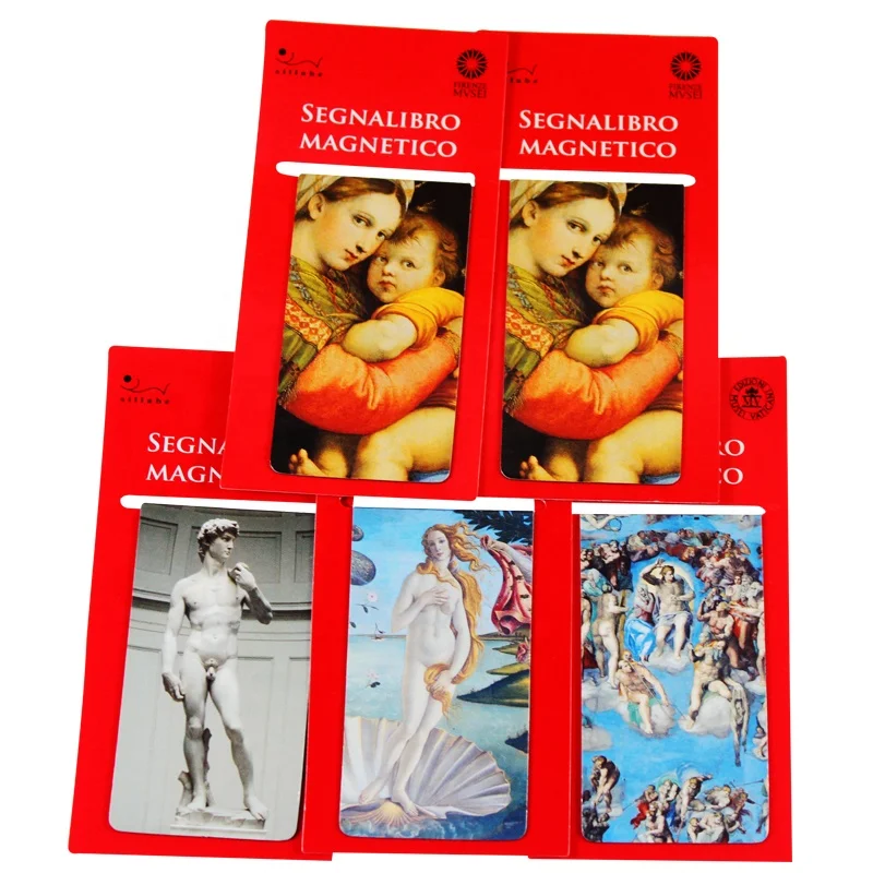 Exquisite artistic pattern custom bookmark design Reading assista study stationery gifts magnet printing bookmarks