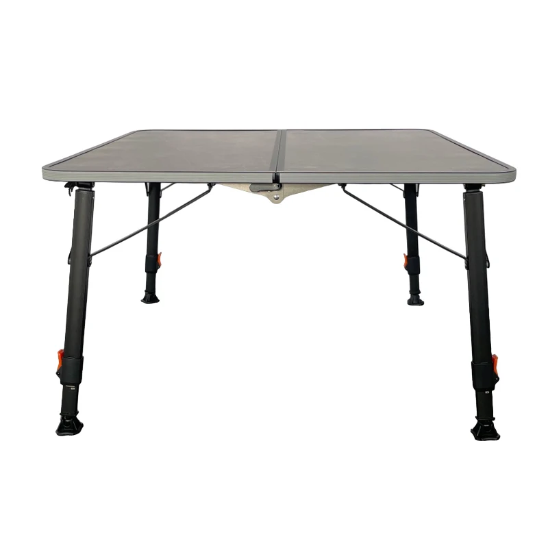 Ajustable Picnic High Camping Table Aluminum Folding Table Portable Picnic Camping Table with Carry Bag