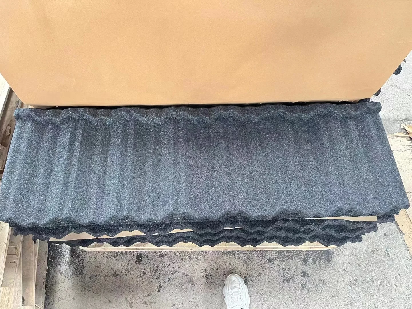 Aluminium Zinc Roofing Sheet Company Bent Types Stone Coated Metal Roof Tile In Nigeria Prices Chestnut Color