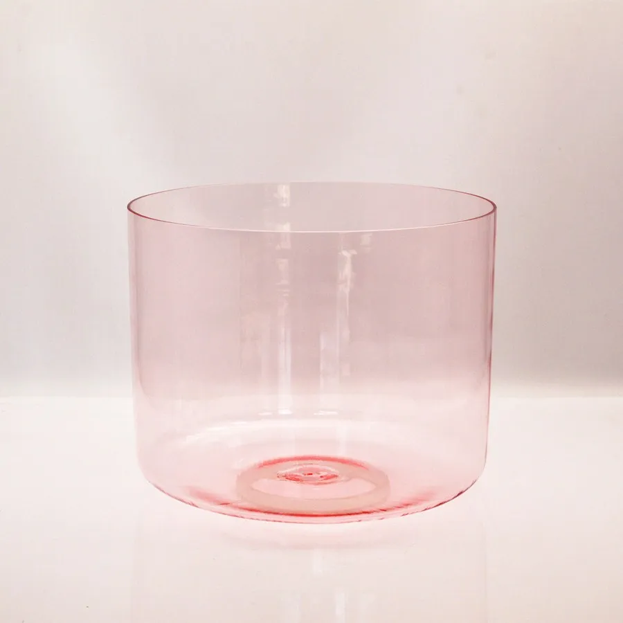 HF Pink Rose Crystal Singing Bowl