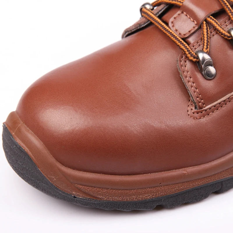 Stylish Anti Slip Safety Shoes Men Industrial Steel Toe Anti Smashing Cheap zip Work Boots