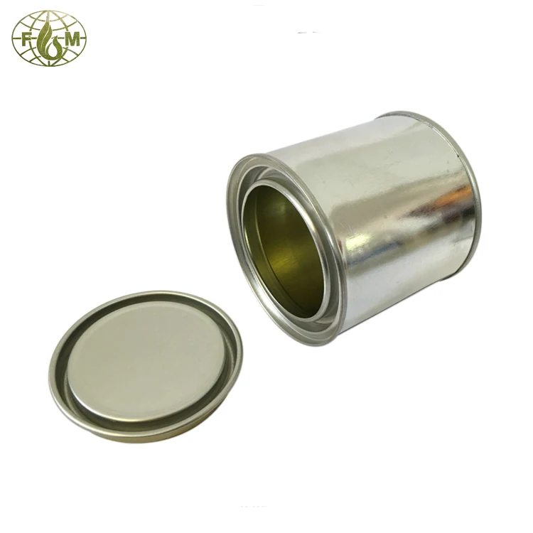 wholesale metal tins 250ml water proof metal container empty paint cans