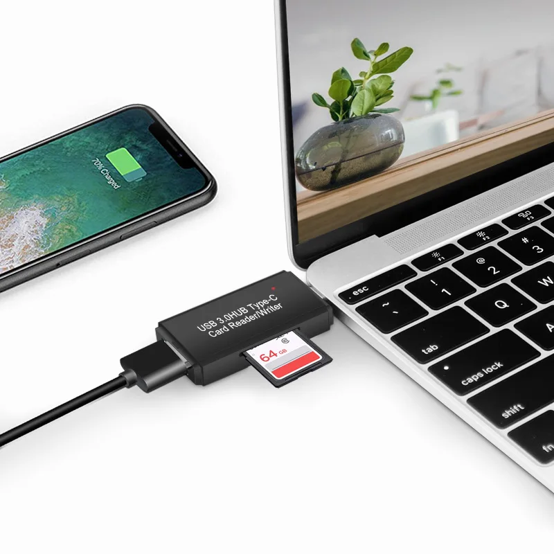  Дешевый считыватель магнитных карт OTG USB 3 0 многофункциональный для мобильных устройств и