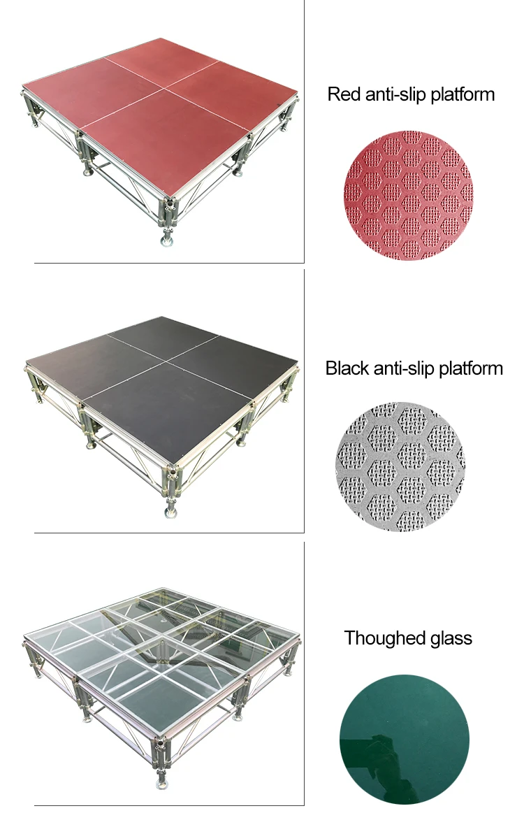 High Quality Chinese Manufacturer Portable Stage Aluminum Stage for Concert