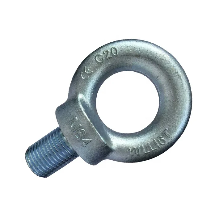 M24 M36 M48 M64 M80 M100 Steel Galvanized DIN 580 Lifting Eye Bolts