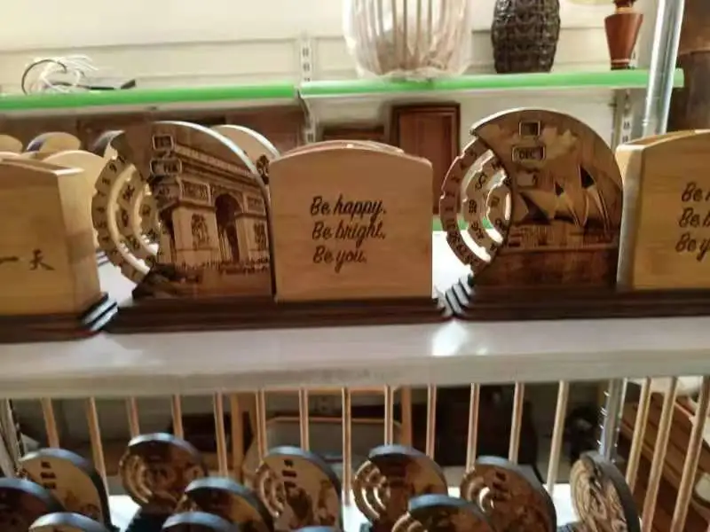 Eco-friendly desk decor wooden blocks perpetual calendar wooden perpetual calendar perpetual wooden calendar