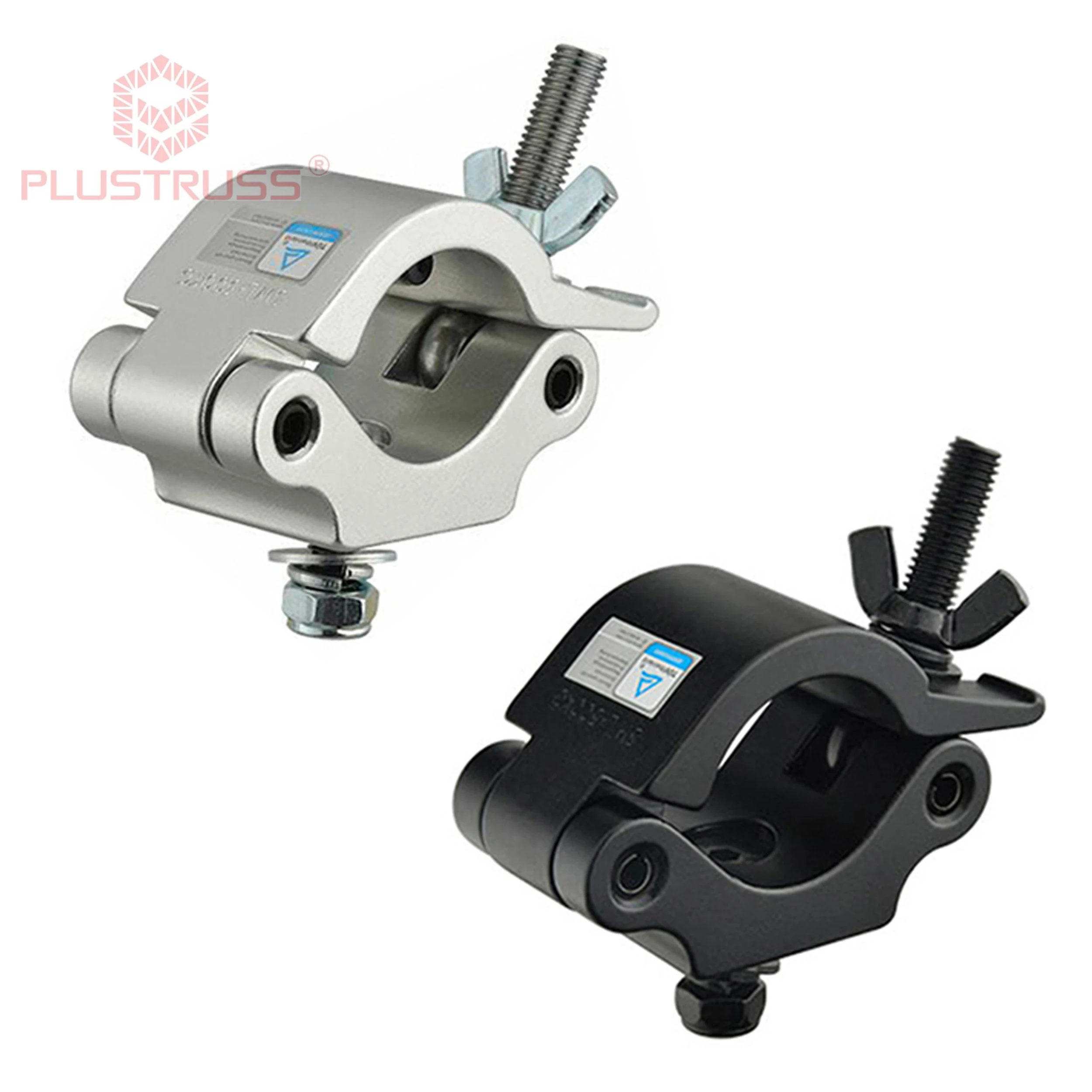 Tube 48-51mm Load 500kg Pipe Clamp Truss Hook Aluminum Stage Lighting Truss Clamp Hook Pro Clamp G5003