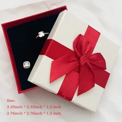 Hot silver-white gold-plated four-leaf clover pendant colored Solitaire Mossant pendant necklace for women