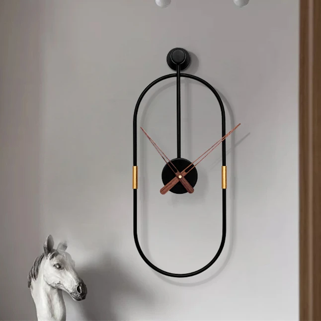 Wholesale home decor metal nordic modern wall clock