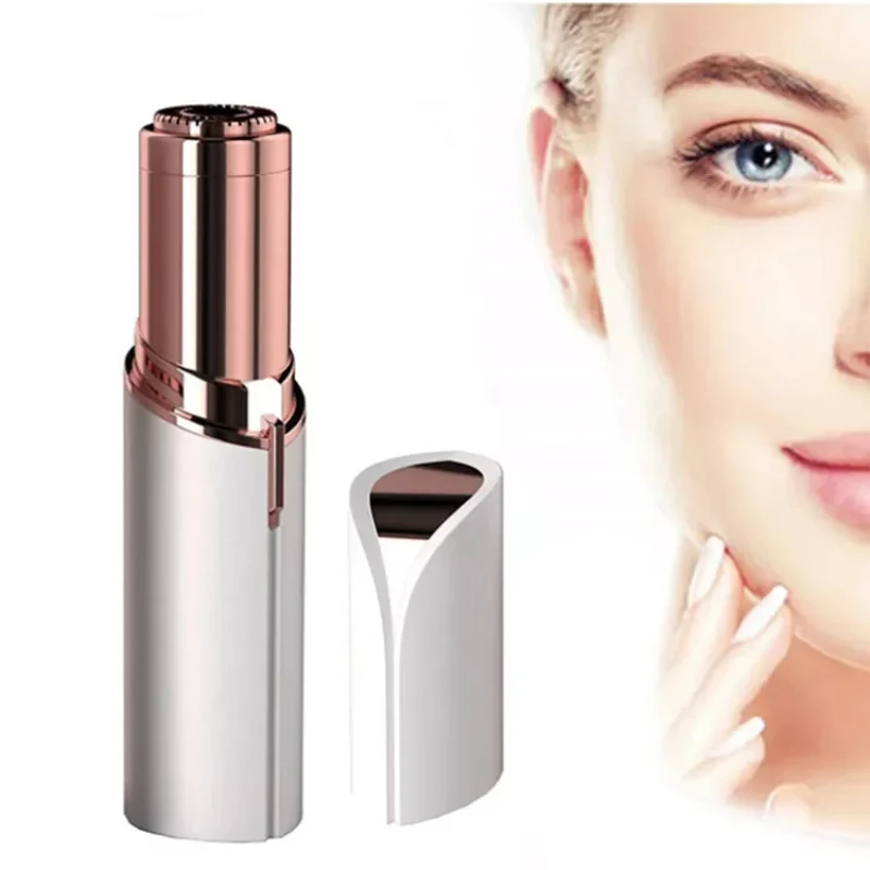 Best Mini Size Lipstick Shape Painless Ladies Hair Removal Eyebrow And Face Epilator Shaver Trimmer