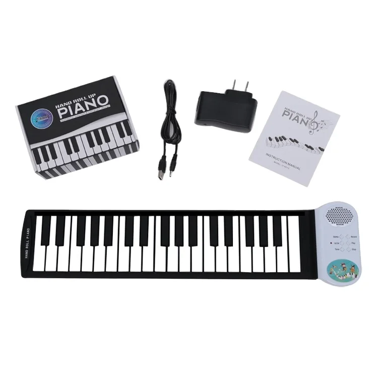 2021 new trending products innovative promotion toy 37 keys hand roll piano portable keyboard