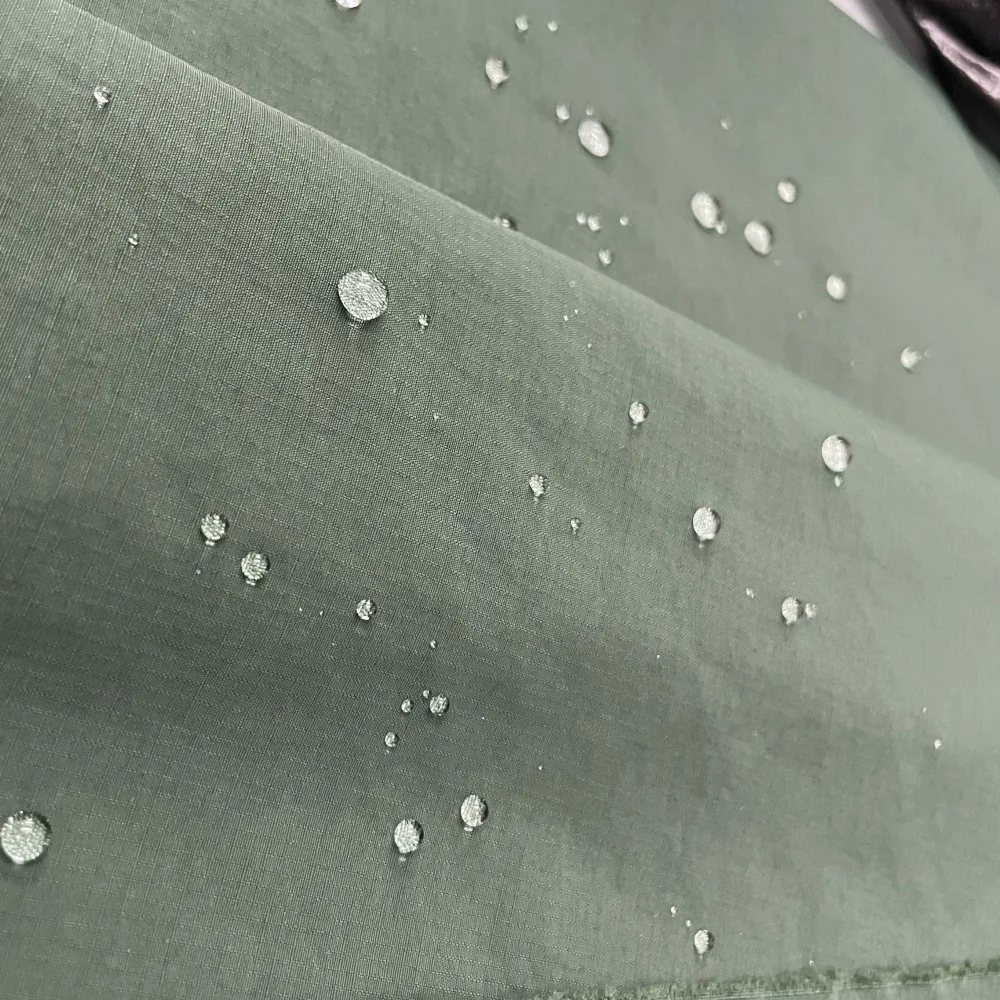 228t 70d Textiles Woven Outdoor Fashion Ripstop Taffeta 100% Nylon Taslan Taslon Fabric For outdoor Jacket