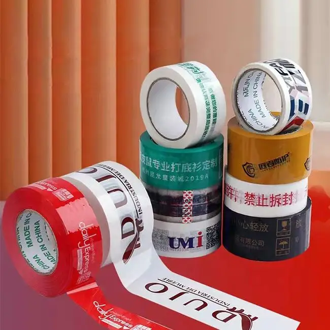 Custom Printed Logo 48mm & 66mm Ragile Bopp Packing Tape Personalised Adhesive Tape