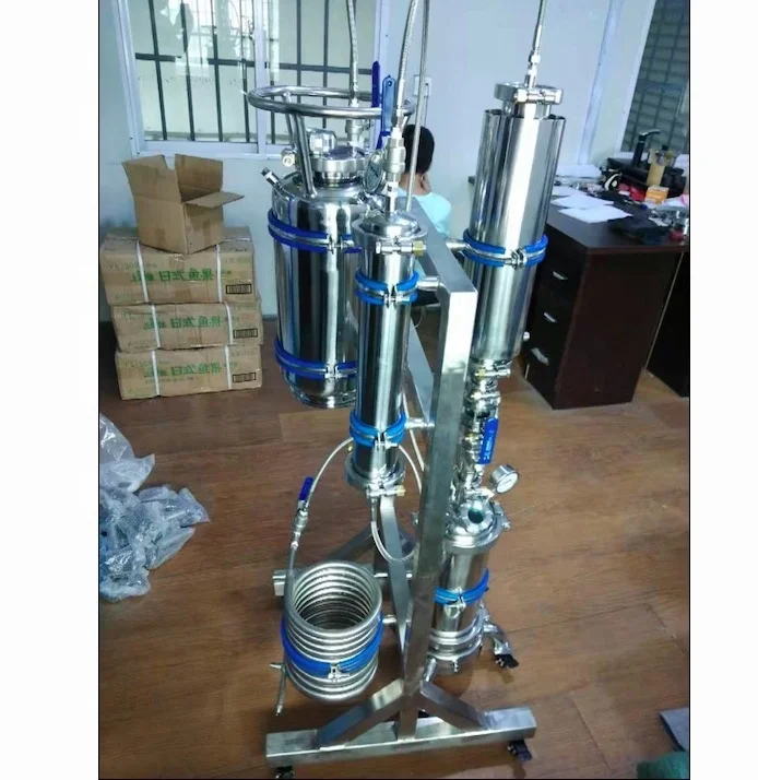 Комплект экстракторов с закрытым контуром с баком Dewax BHO, 1/2 фунта, 1 фунт, 2 фунта