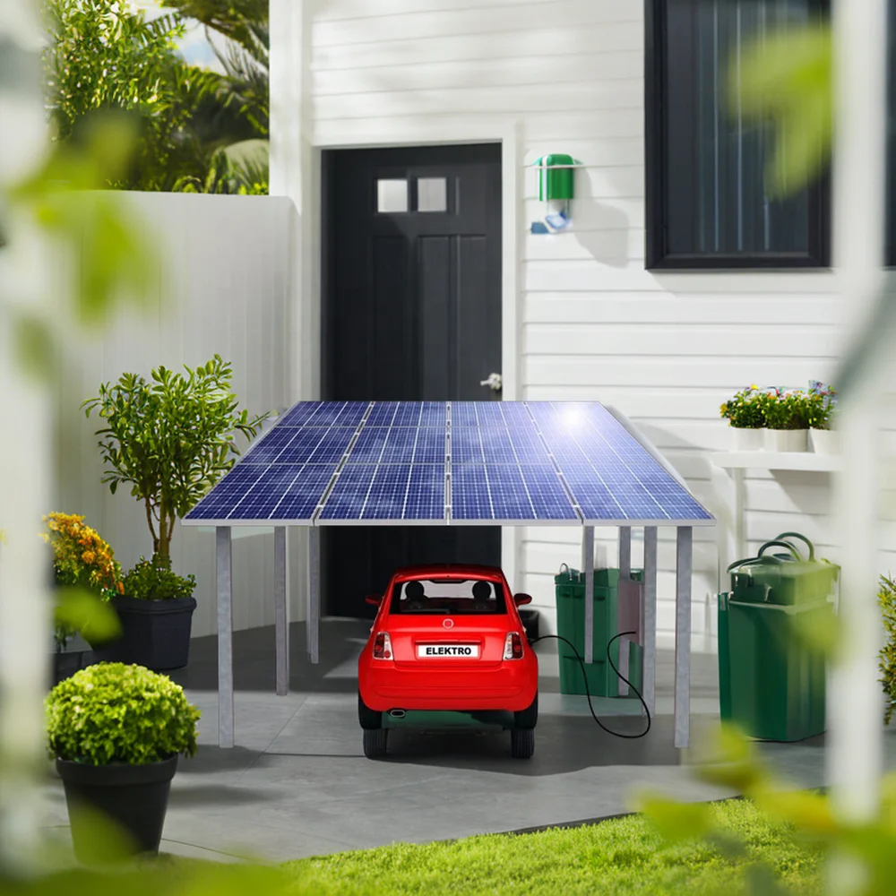 Intellint 5KW to 20KW Full Kit Solar Energy System 110V-220V 380V Carport Solar Panel for Home 50KW Solar Power