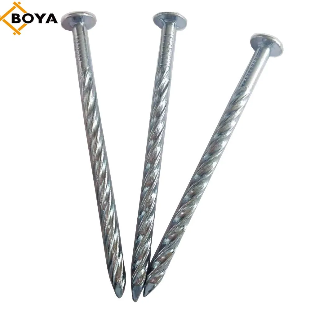 Hot sale pallet nail screw for wood with ring shank or smooth shank from Tianjin boya screw manufacturer