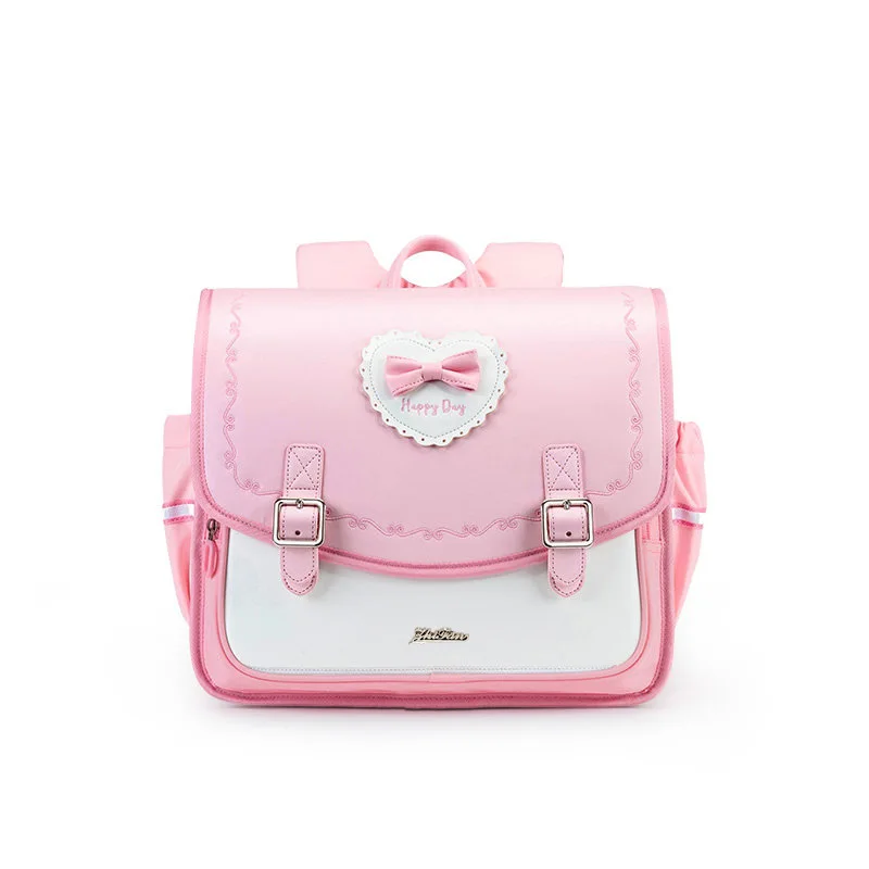 Kids School Backpack Bag British Style Horizontal Light Weight 6 12 Years Old Backpack School Backpack For Children Students