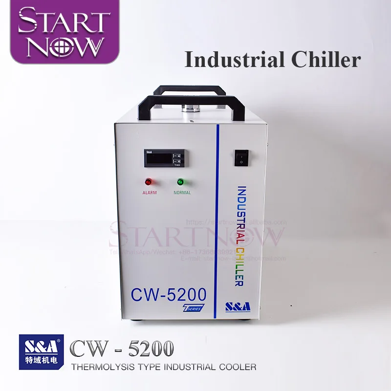 S&A CW5200 Series Industrial Water Chiller CW5200AH CW5202TH 80W 150W CO2 Laser Tube Cooling Device for CNC Spindle Machine