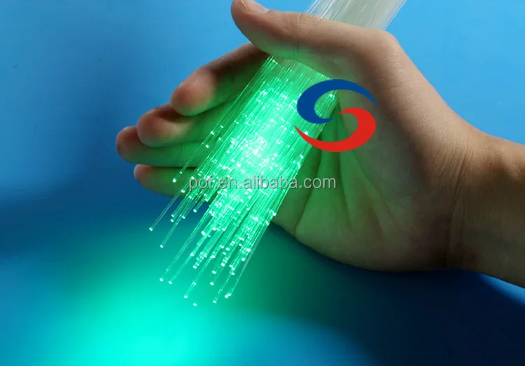 top quality 1.0mm 1500M/Roll pmma led fiber optic lights for multi purpose