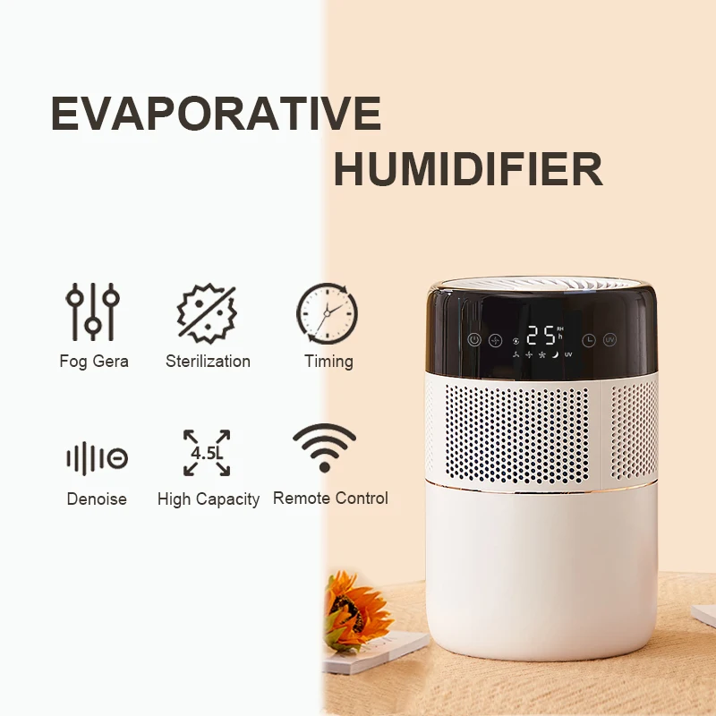2024 New Evaporation Tuya clean air WIFI smart evaporative humidifiers