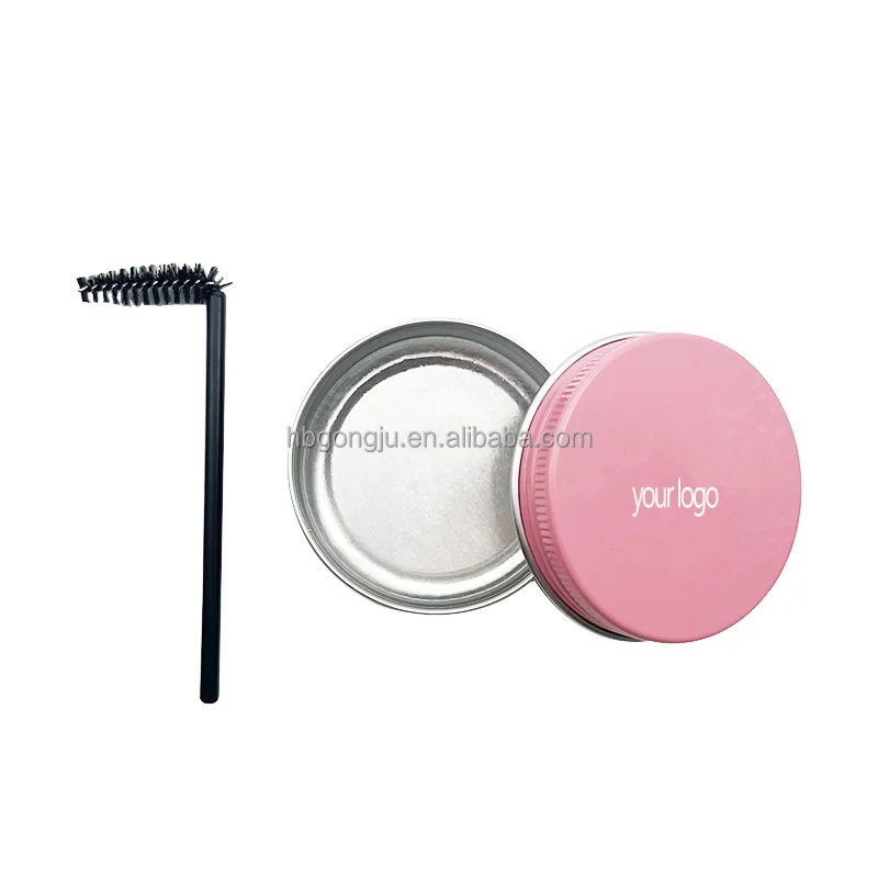 Private Label Long-Lasting Waterproof Clear Brow Gel Vegan Tinted Eyebrow Wax Styling Cream Mineral Makeup Long-Lasting