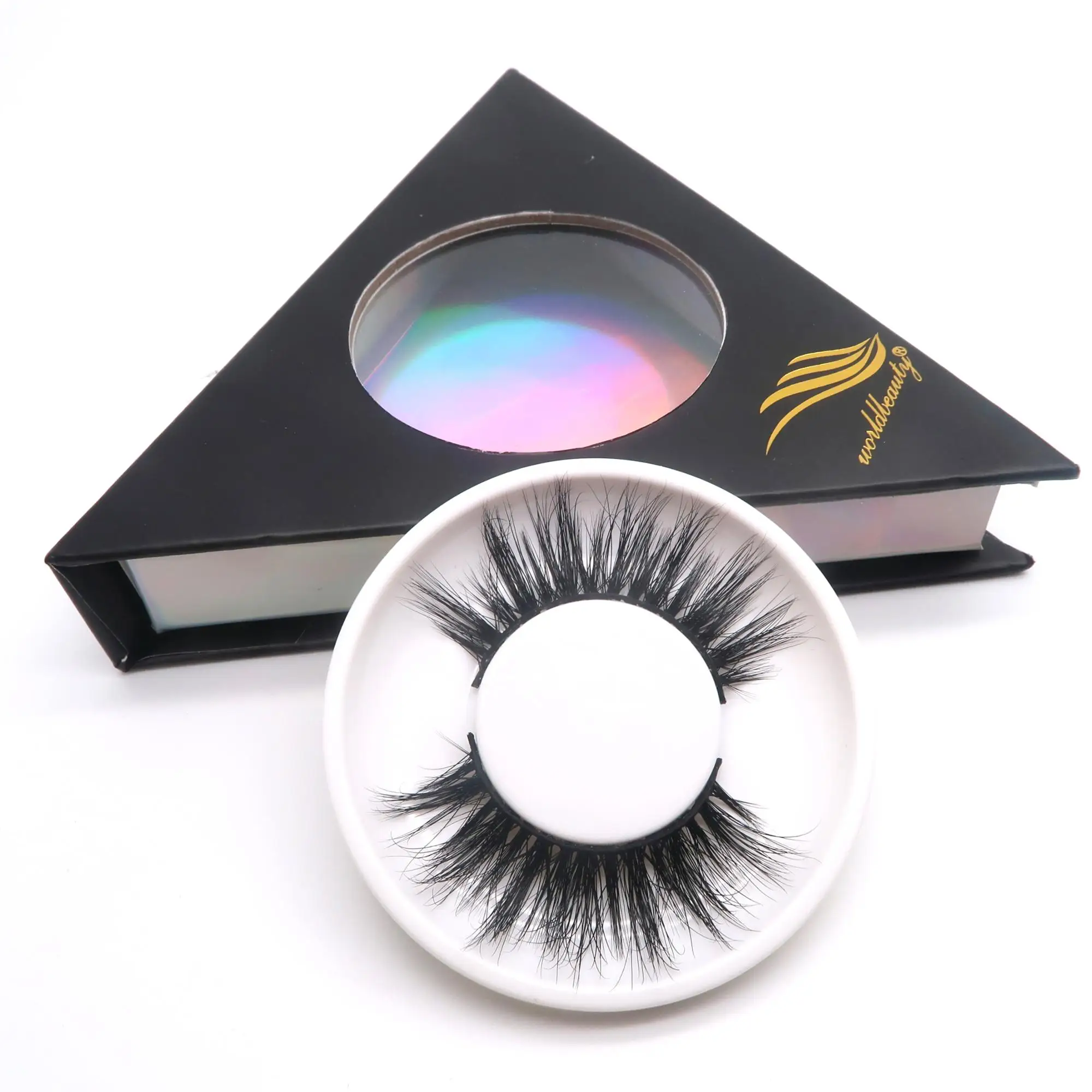 2023 New Trend cooperated factory High Quality lash faux mink natural wholesale eyelashes false eyelashes with custom packages