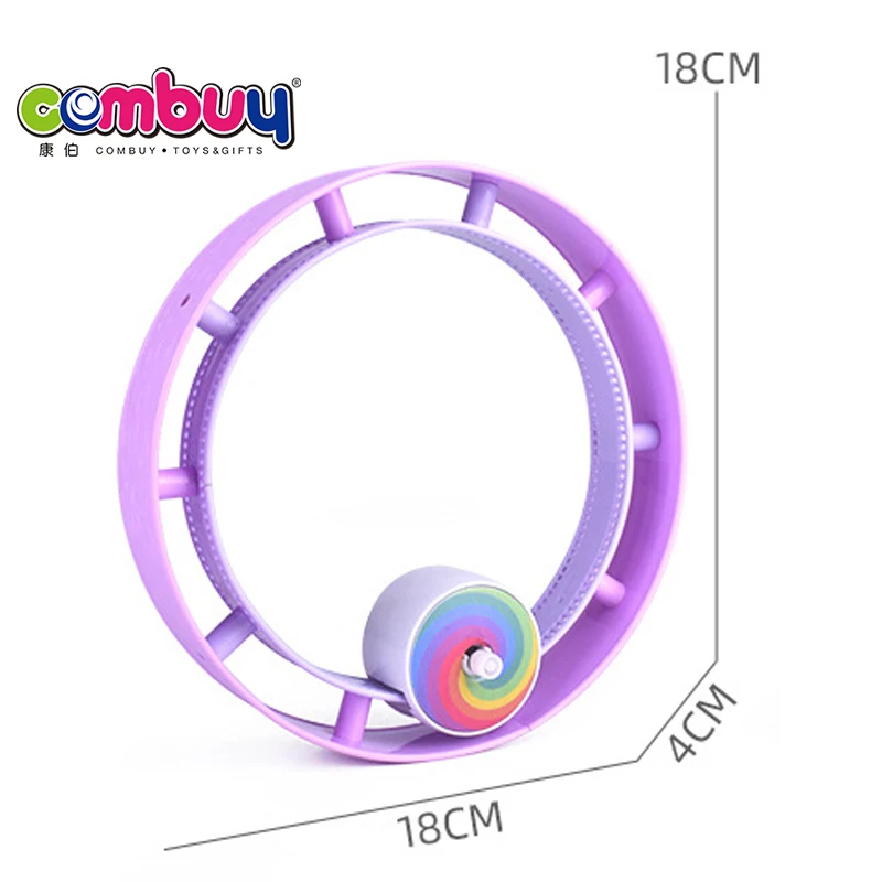 Rolling track clockwork lollipop kids wind up chain toy
