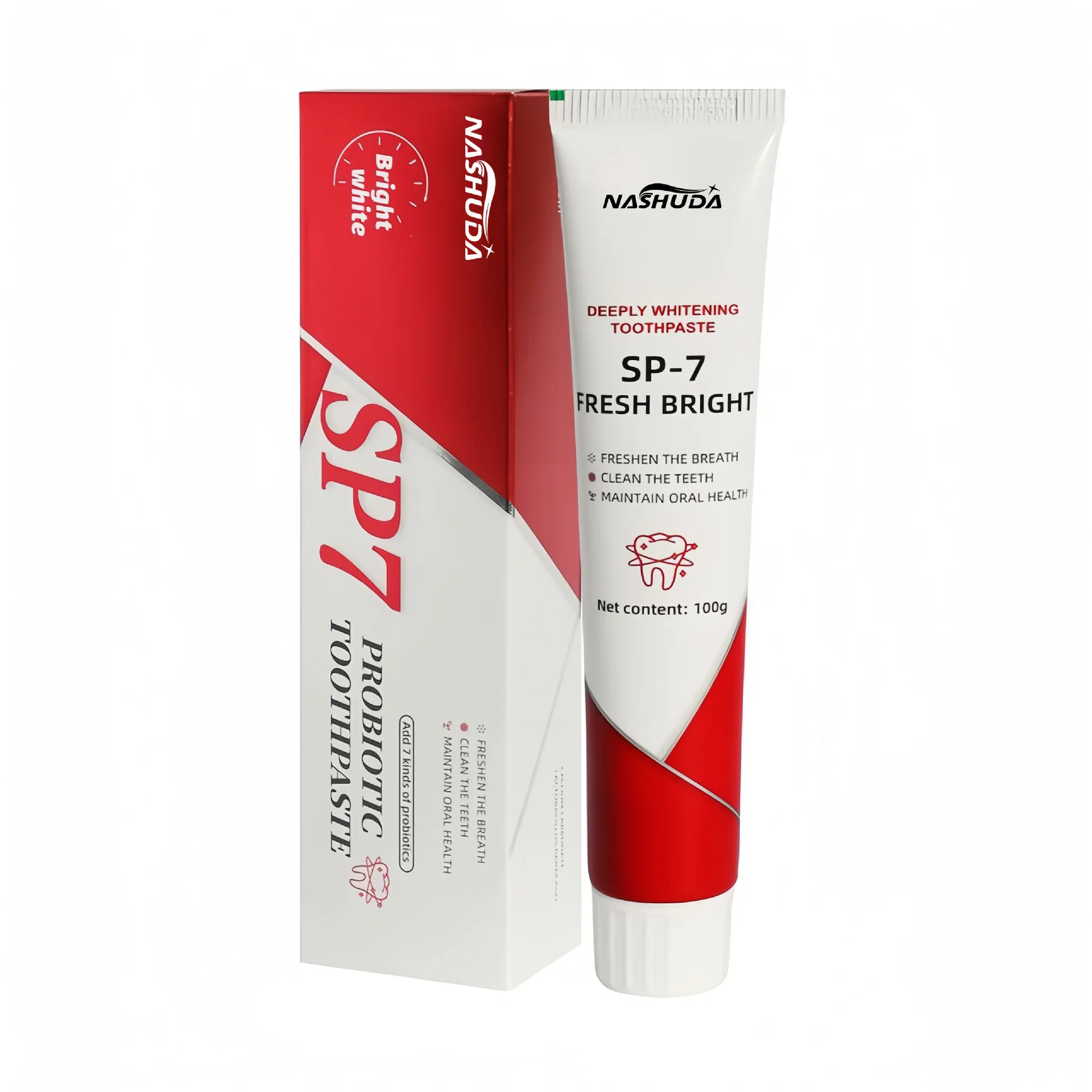 Adult Probiotic Mint Toothpaste Home Use 100g Dental Paste Whitening Fresh Breath Effects SP-7 Contains Chemical Herbal