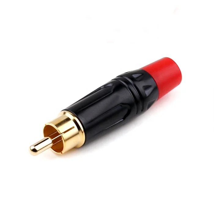  Супер хорошее качество Позолоченный разъем RCA головка лотоса AV видео коаксиальный аудио кабель