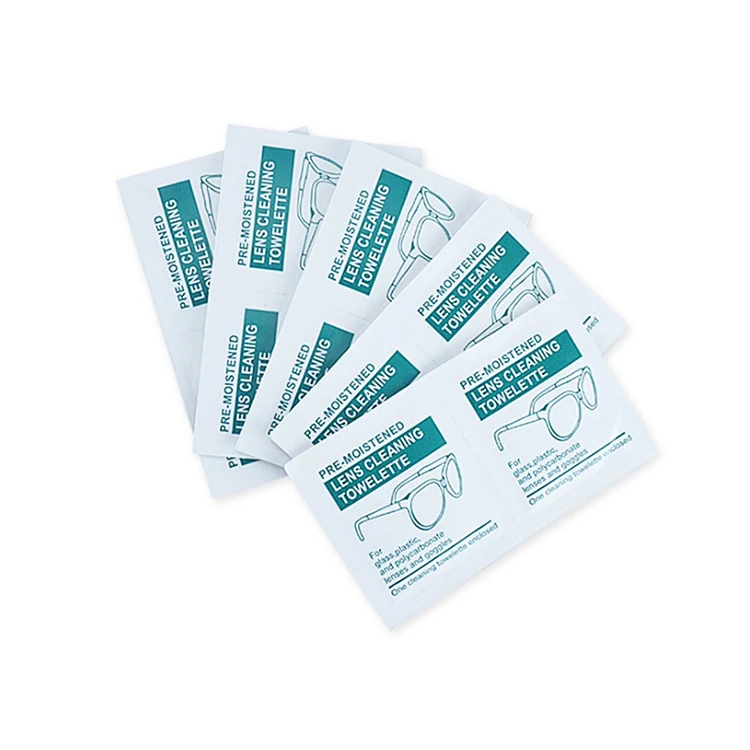 Biodegradable Camera Lens Mobile Touch Screen Anti Fog Clean Spectacle Wet Wipe Glasses and Tablet Wipe