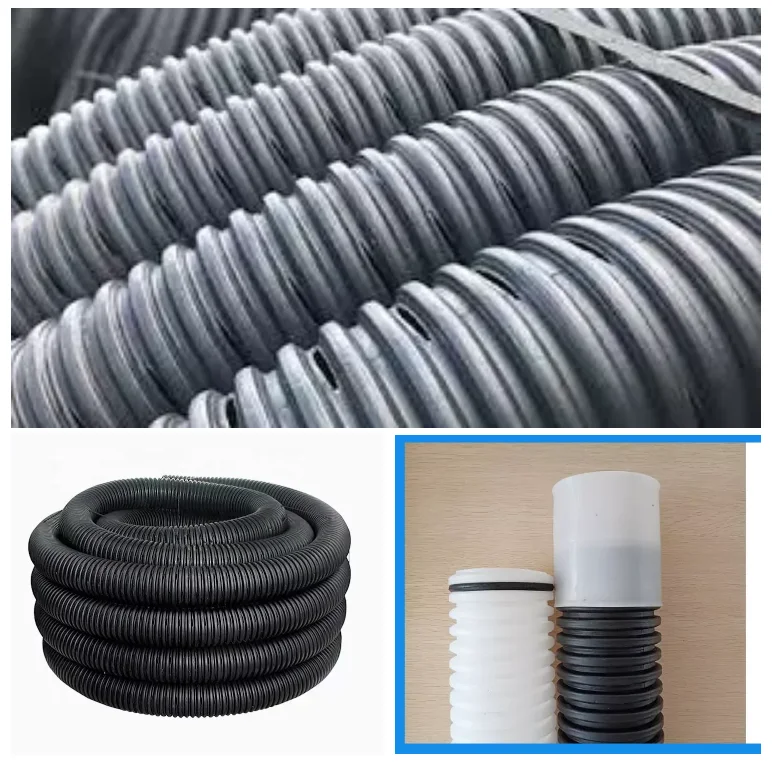 HDPE Ag Pipe, Ag Line Draincoil Slotted Agricultural Line with sock