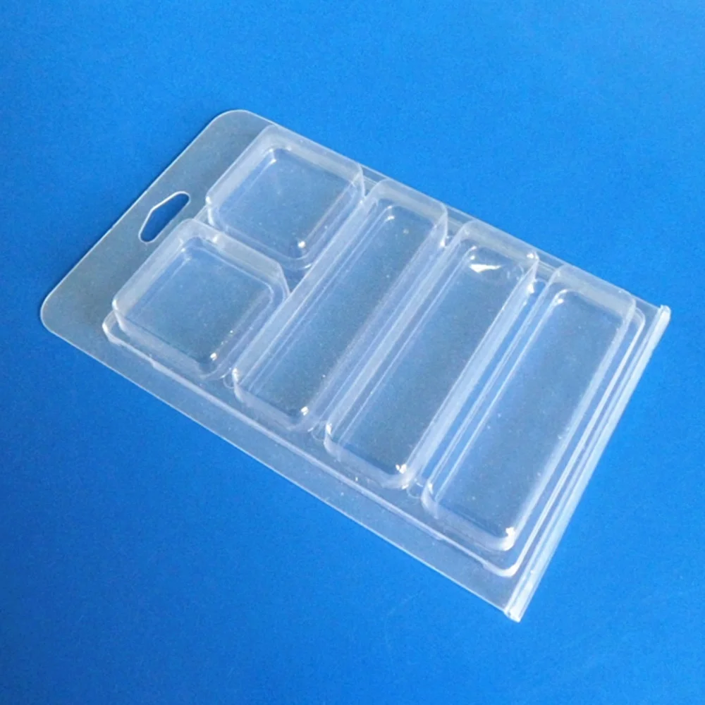 manufacturer custom clear plastic clamshell gift card blister packaging for battery