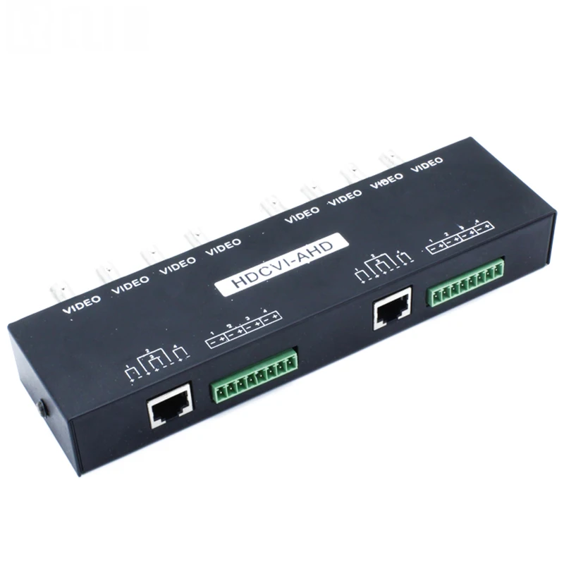 1080p 4MP 3MP CVI to RJ45 IP Converter 5MP 8MP UTP CAT5 DC BNC Male HD Passive 4K PV CCTV 8 channel activo Video Balun pasif 4ch