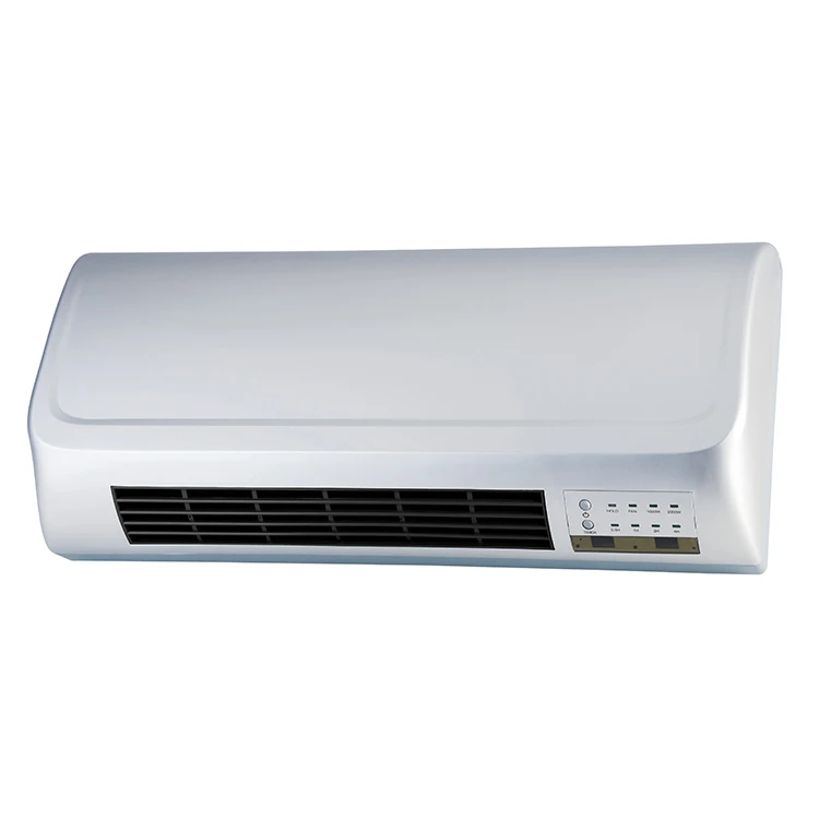 2000W Cut-Out with Automatic Reset Adjustable electric LED display ptc wall mounted heater