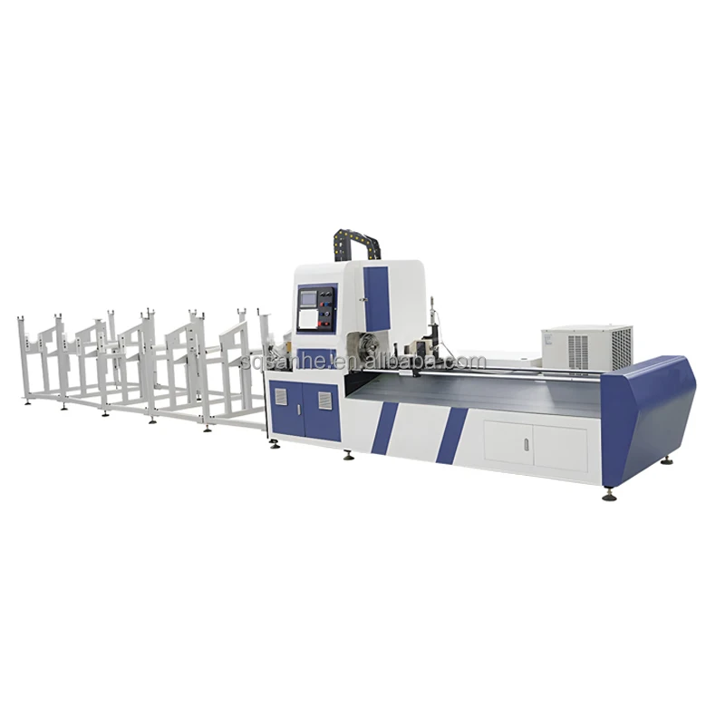 High power 8000w 10000w 12000w professional fiber laser tube cutting machine for sale